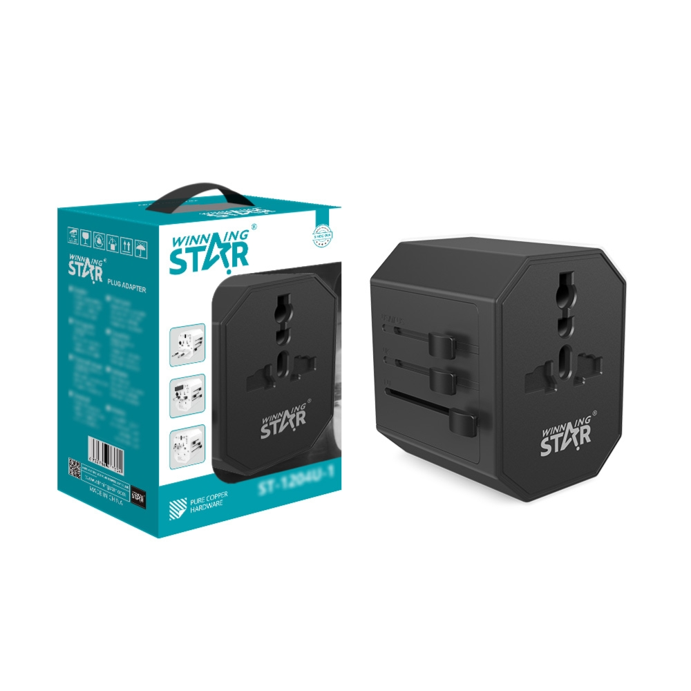 Winning Star St-1204u-1 Multi Universal Travel Adapter Electrical Multi Socket Travel Plug Adaptor