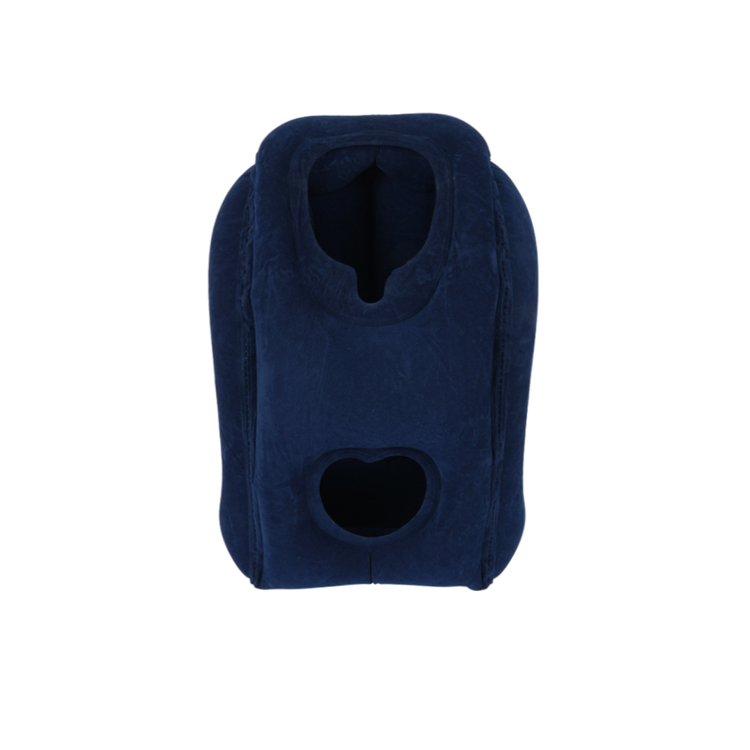 Inflatable Travel Pillow | Airplane Neck Pillow | Comfortably Supports Head and Chin for Airplanes, Trains, Cars Office Napping on The Tray Table