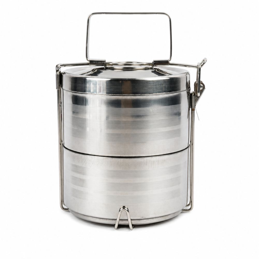 Premium Two Tier Stainless Steel Lunch Box Leak Proof Eco Friendly Portable Food Containe