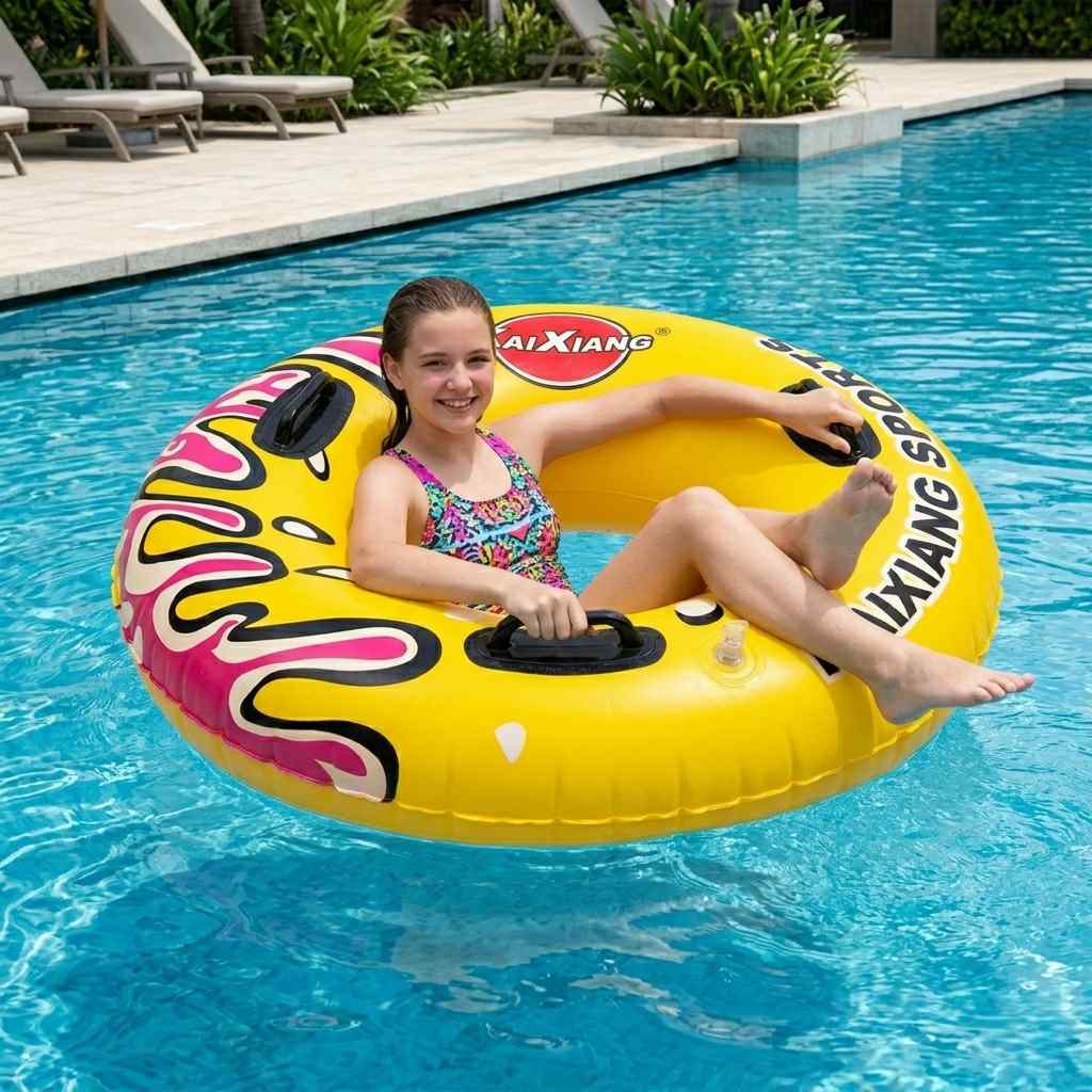 Sports Premium Inflatable Pool Tube And Water Lounger 98cm