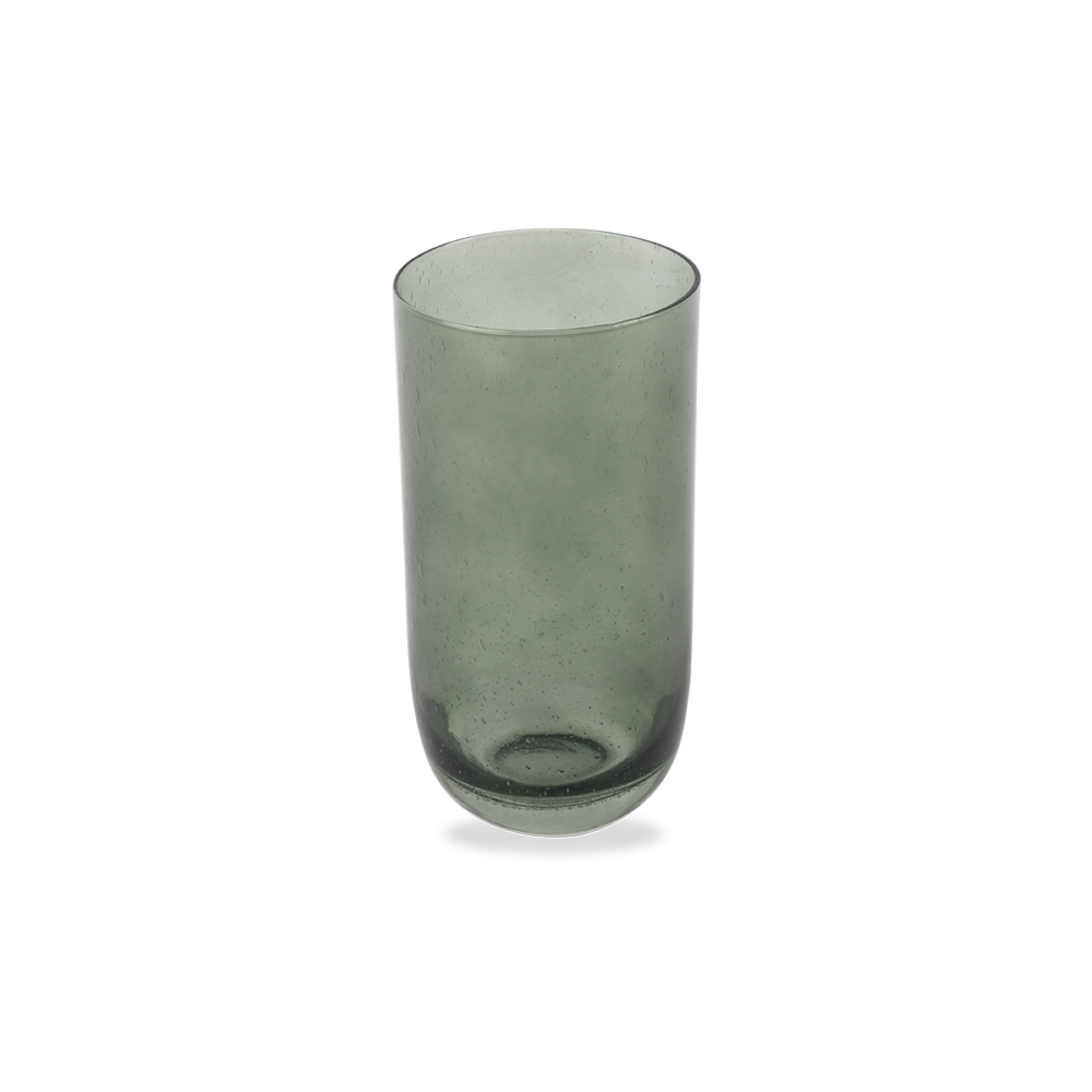 4 PCS Bubble Highball Glass Set – 495ml Textured Drinking Glasses (8cm x 14.5cm)