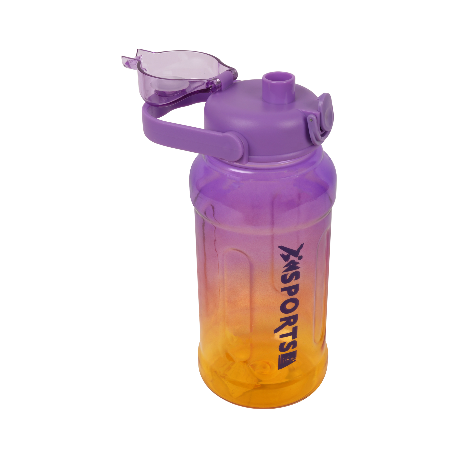 Gradient Sports Water Bottle (Purple & Orange) – 1L