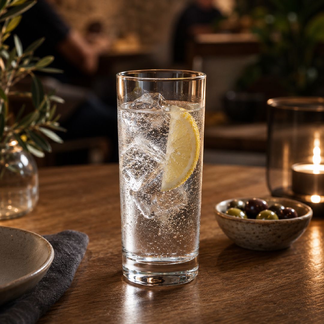 Bespoke Clear Glass Highball Tumbler With Straight-Walled Design Thick Base, 15X6Cm