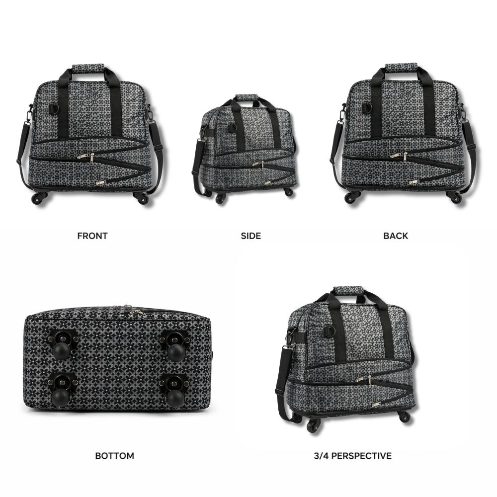 Premium Multifunctional Wheeled Duffel Travel Bag With Large Capacity