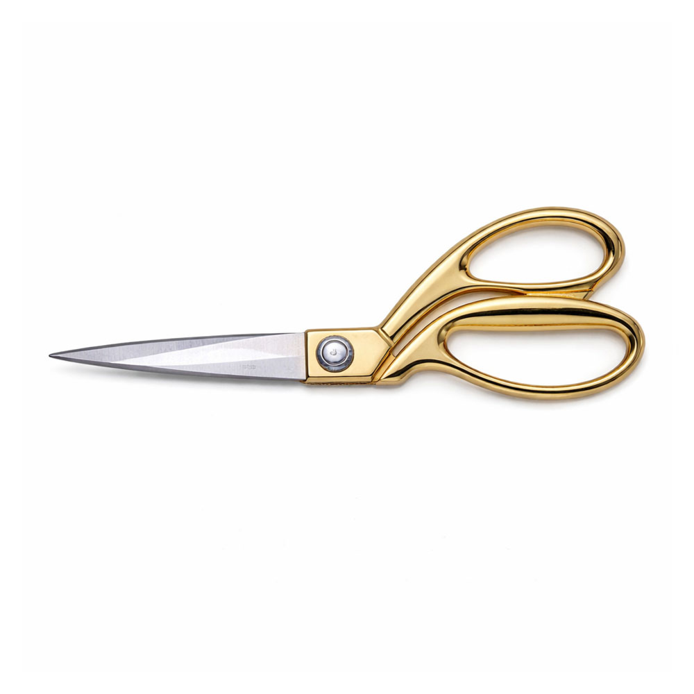 Professional Gold-Handle Tailor Shears – Heavy Duty Stainless Steel Dressmaking Scissors