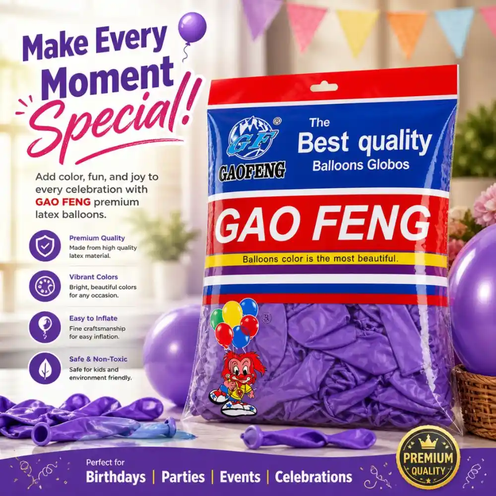 Premium High Quality Latex Balloons For Birthday Party Celebration Events