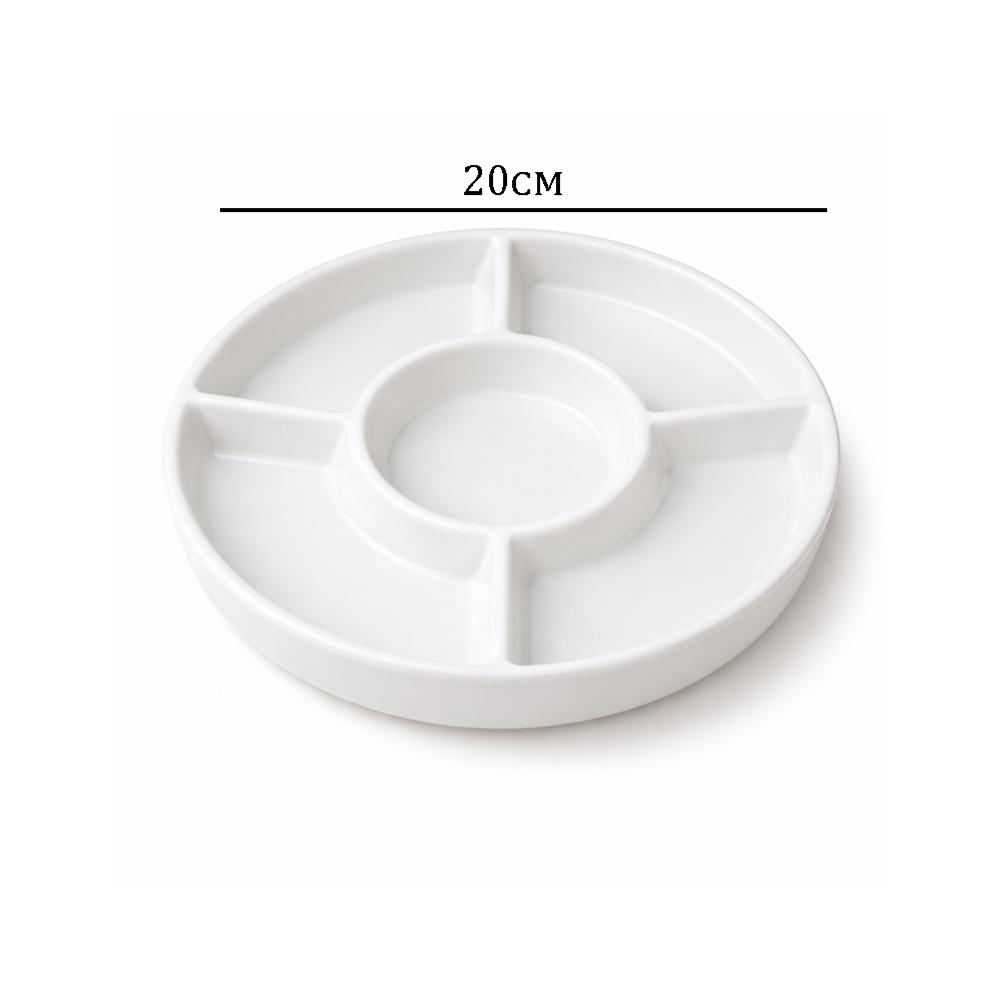 Ceramic salad/pasta/noodles serving plate (20cm)
