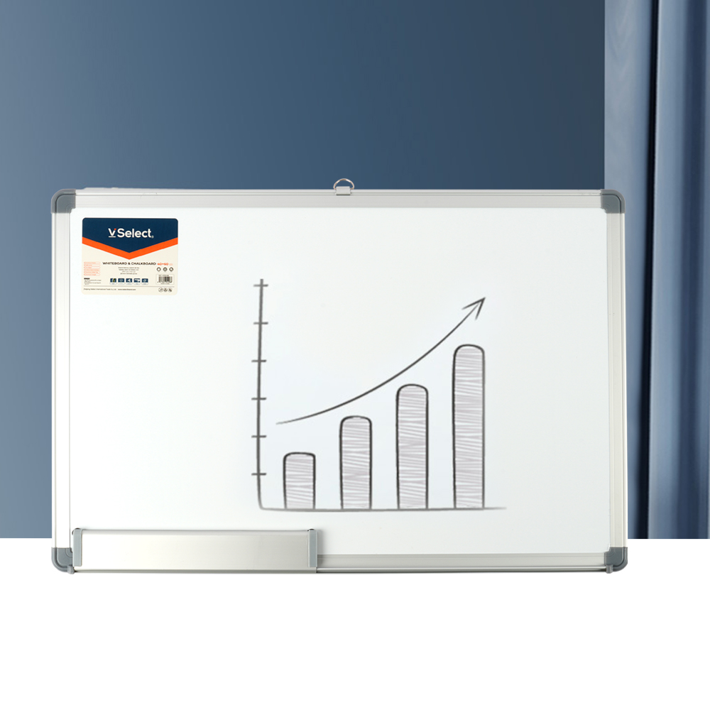 Premium White Board 60 Cm × 40 Cm – Dry Erase Writing Board For Office, School & Home Use