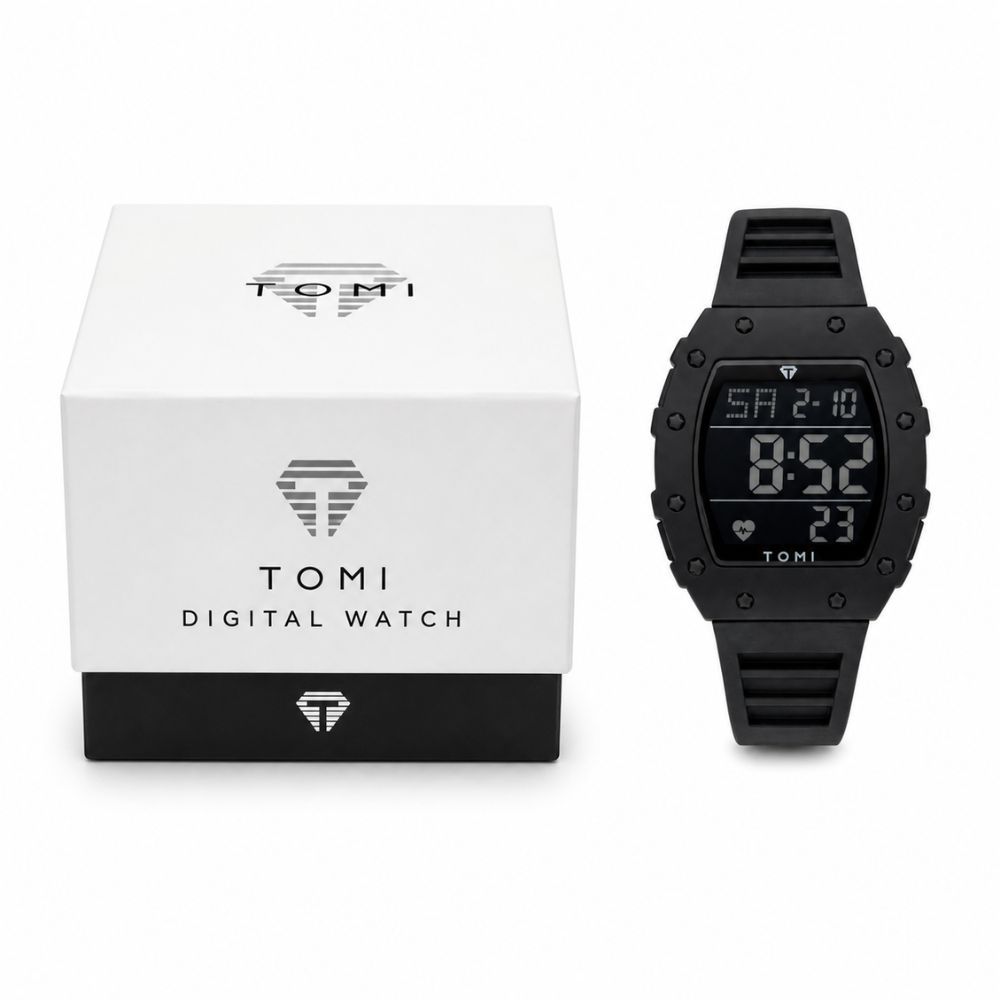 Tomi Luxury Sport Digital Watch For Men With Water Resistance And Premium Display