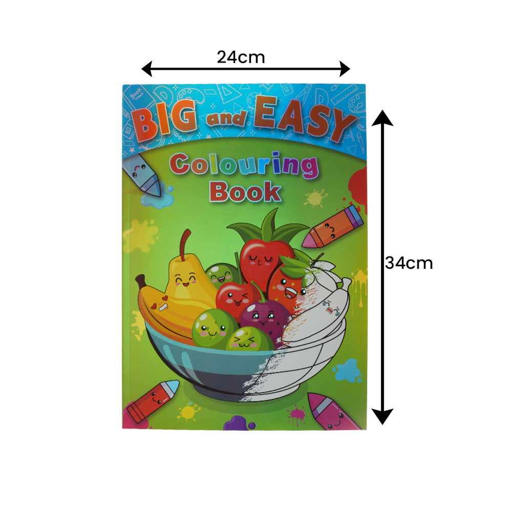 Premium Kids Mega Coloring Book – Large A4 Creative Drawing & Painting Pad