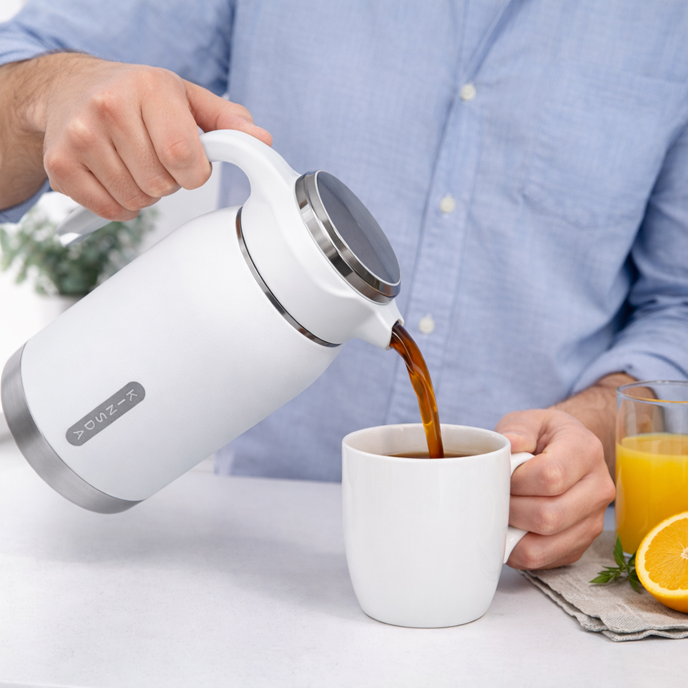 Kinsda Modern Arabic Carafe – Thermal Coffee & Tea Flask