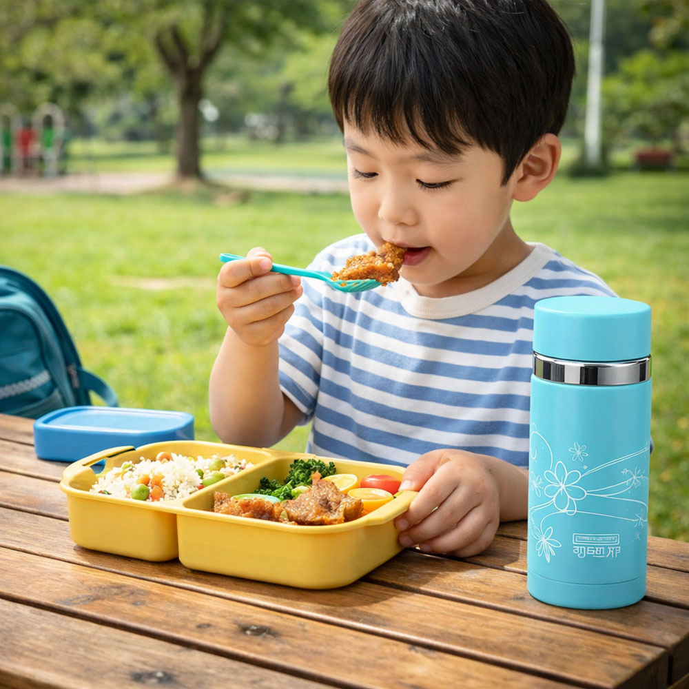 Portable Vacuum Insulated Water Bottle – Leakproof Travel Thermos Flask for Hot & Cold Drinks (15cm x 6cm)