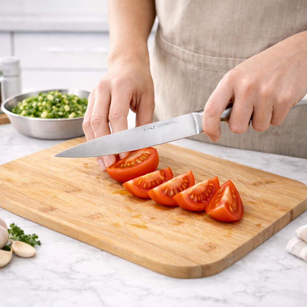 Stainless Steel Kitchen Knife - Ultra Sharp Blade & Ergonomic Grip |