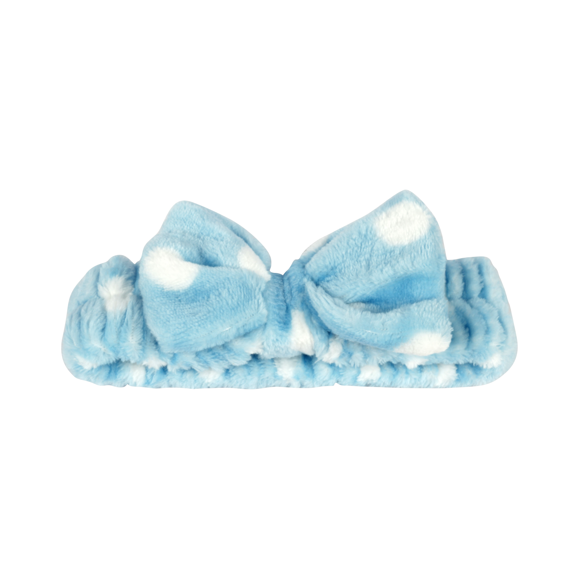 Microfiber Spa Set: Plush Makeup Headband & Water-Absorb Wristbands