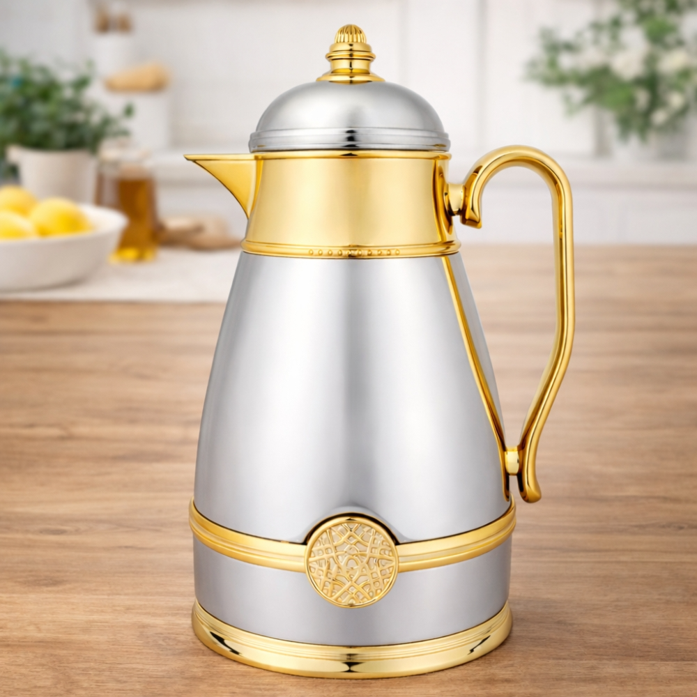 Premium Insulated Vacuum Flask (1L) – Hot & Cold (23cm)