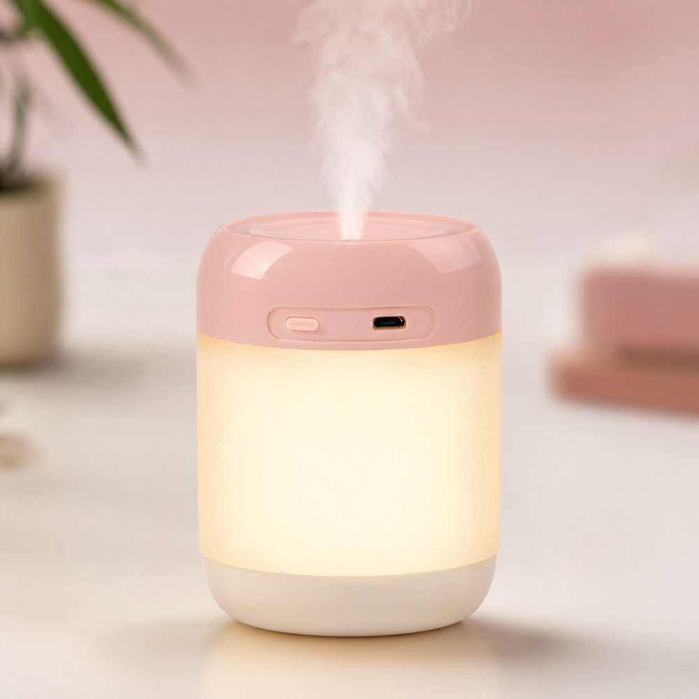 Ultra Quiet Portable Mini Usb Smart Air Humidifier And Night Light