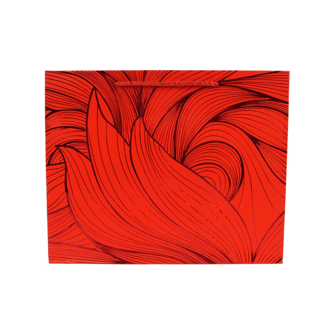 Radiant Abstract Wave Premium Paper Gift Bag – 32Cm