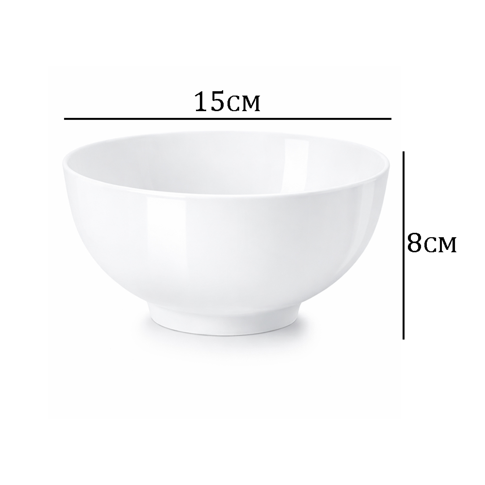 Ceramic Soup/Salad Bowl/Dining Bowl Elegant Design (15x8cm)
