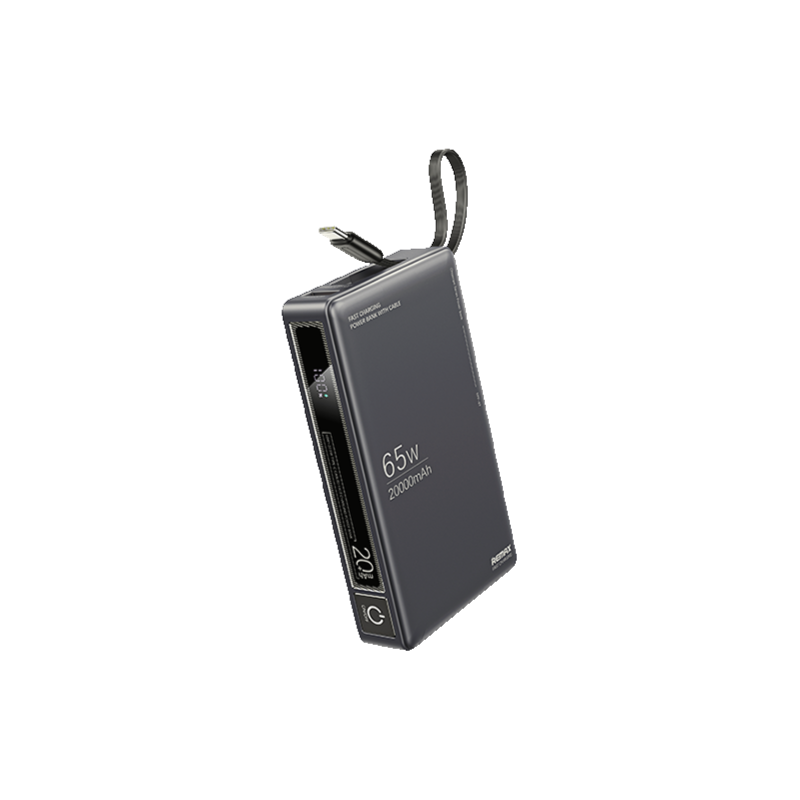 REMAX 65W+22.5W Self-contained TYPE-C Fast Charging Cable Mobile Power Bank" 20000mAh