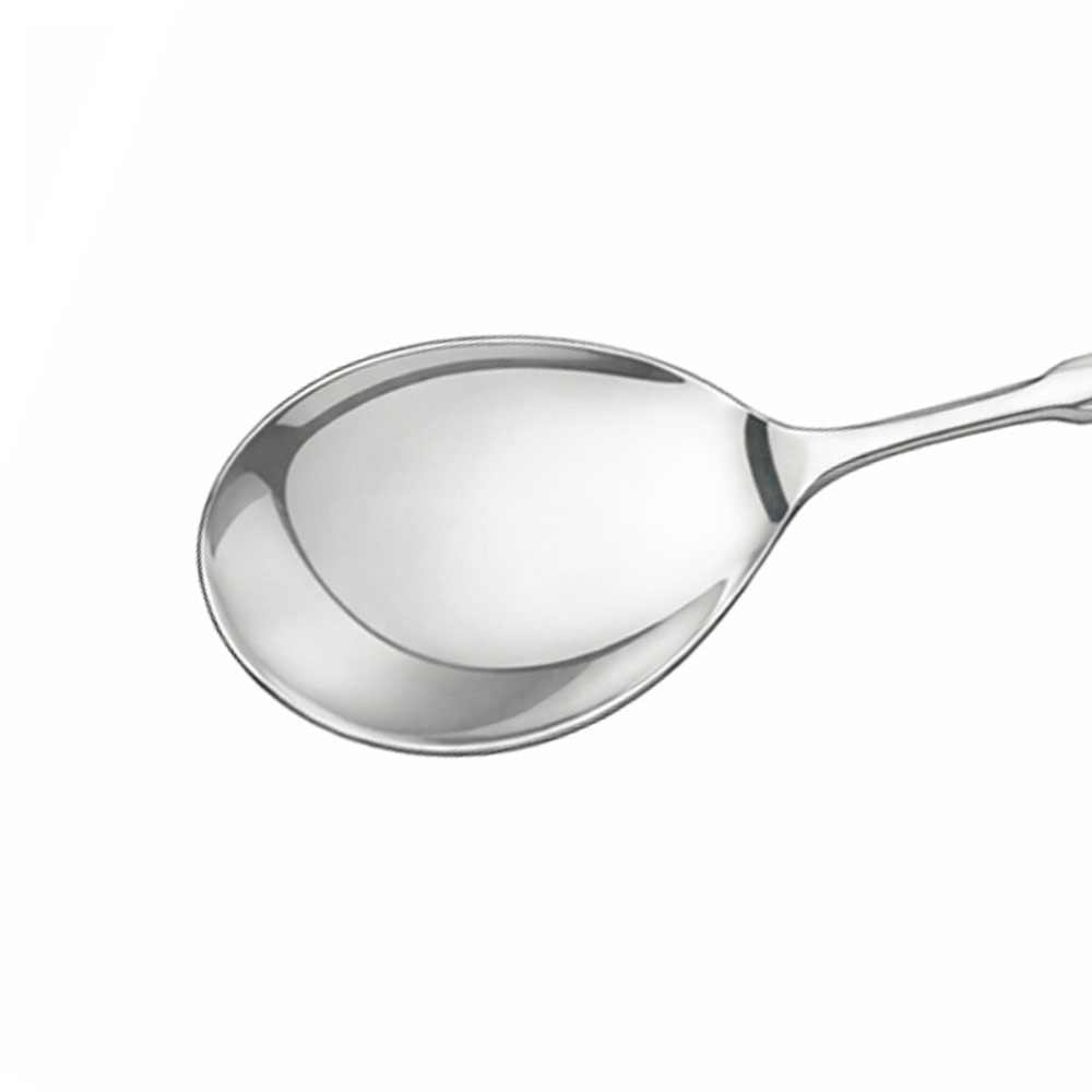 Heavy-Duty Stainless Steel Serving Spoon (Solid)