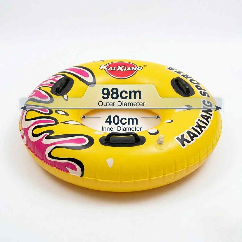 Sports Premium Inflatable Pool Tube And Water Lounger 98cm