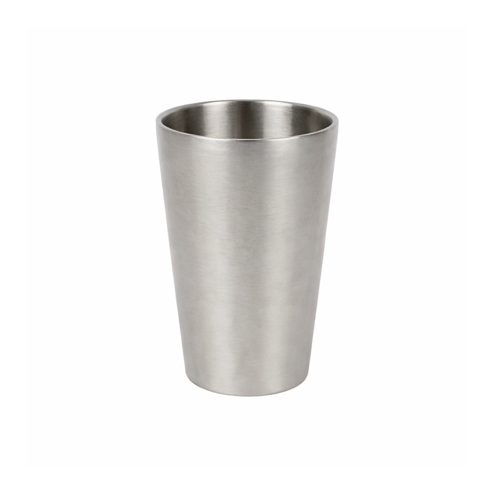 Premium Stainless Steel Drinking Cup – Unbreakable & Reusable Metal Tumbler for Camping & Home (Silver, 500ml)