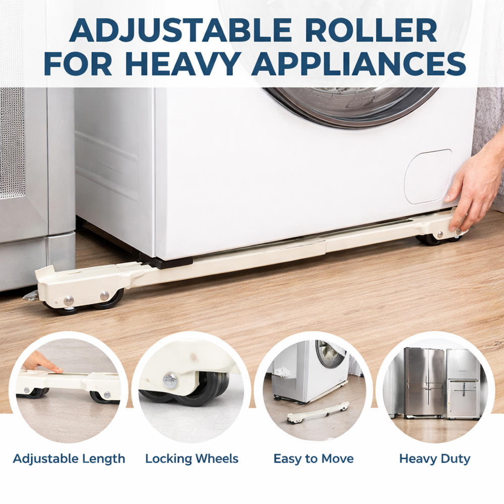 Adjustable Heavy-Duty Appliance Roller Base