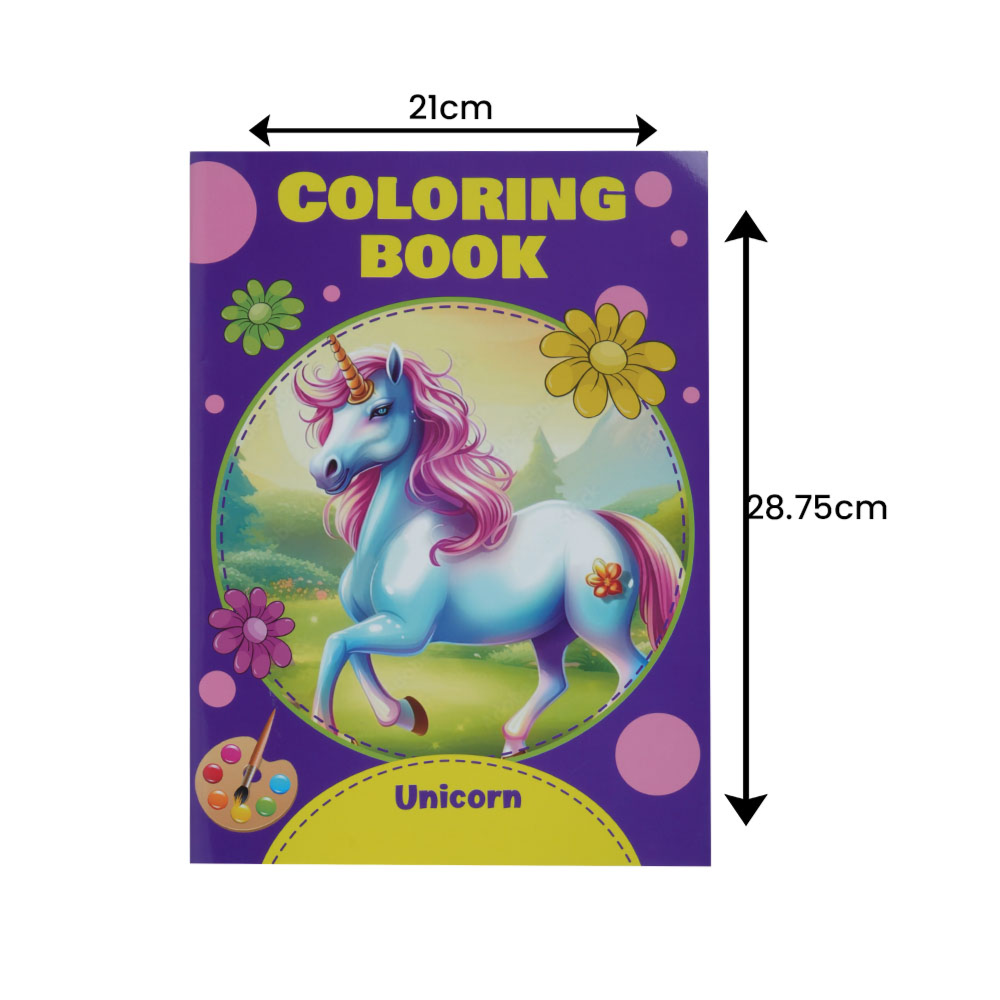 Premium Kids Coloring Book – Creative Art & Learning Book For Children (28.5cm X 21cm)