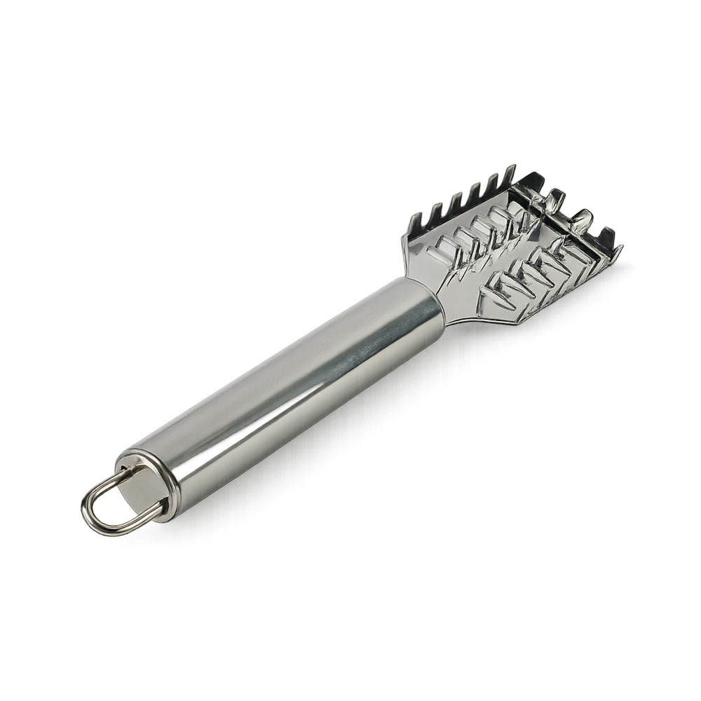 Stainless Steel Fish Scale Scraper Tool 19cm – Square Fish Scale Remover For Kitchen & Seafood Preparation