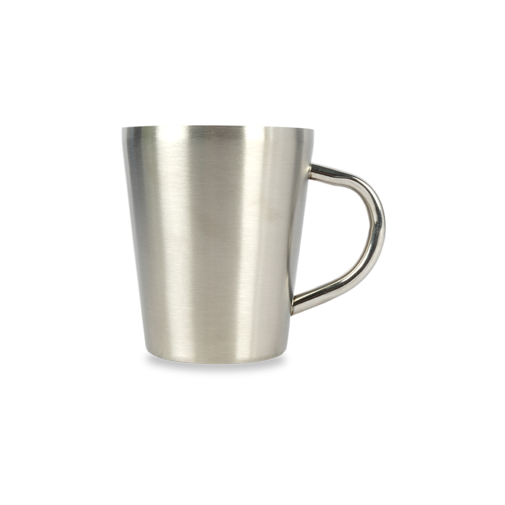 Durable Stainless Steel Coffee & Tea Mug (9.5x8cm)