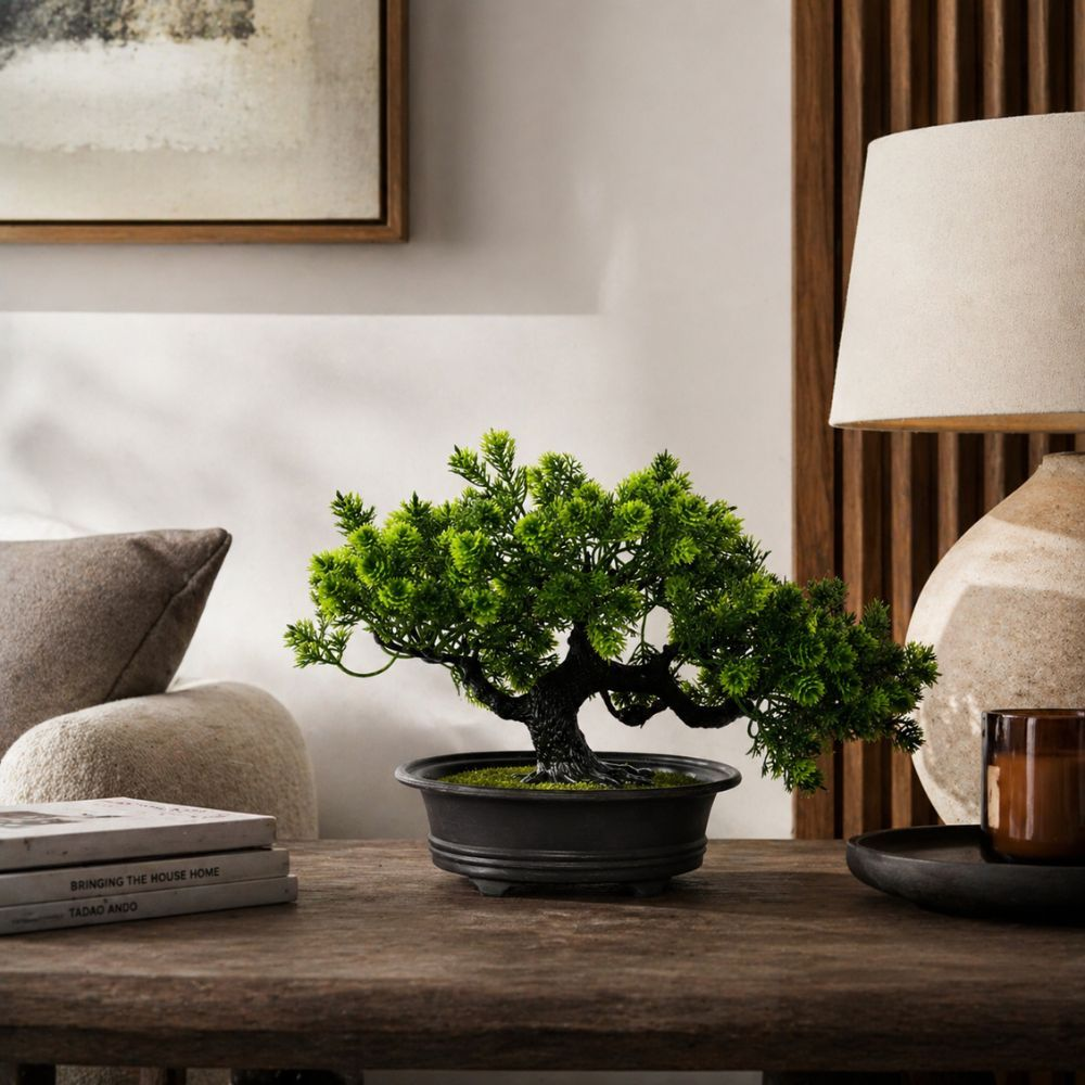 Premium Lifelike Artificial Bonsai Tree Indoor Home Decor Accent