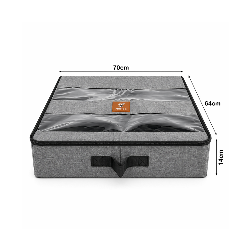 Adjustable Under Bed Rolling Storage Bin