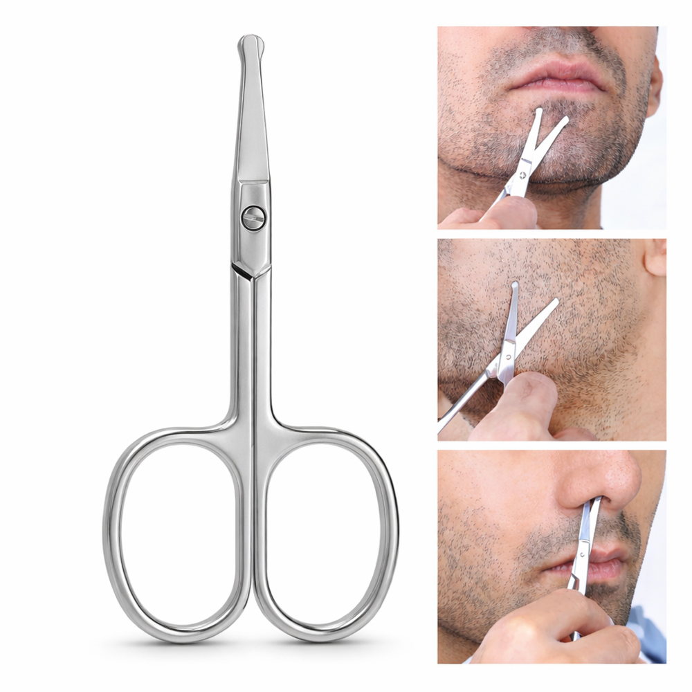 Professional Precision Grooming Scissors (4.5") – Stainless Steel with Safety Rounded Tips
