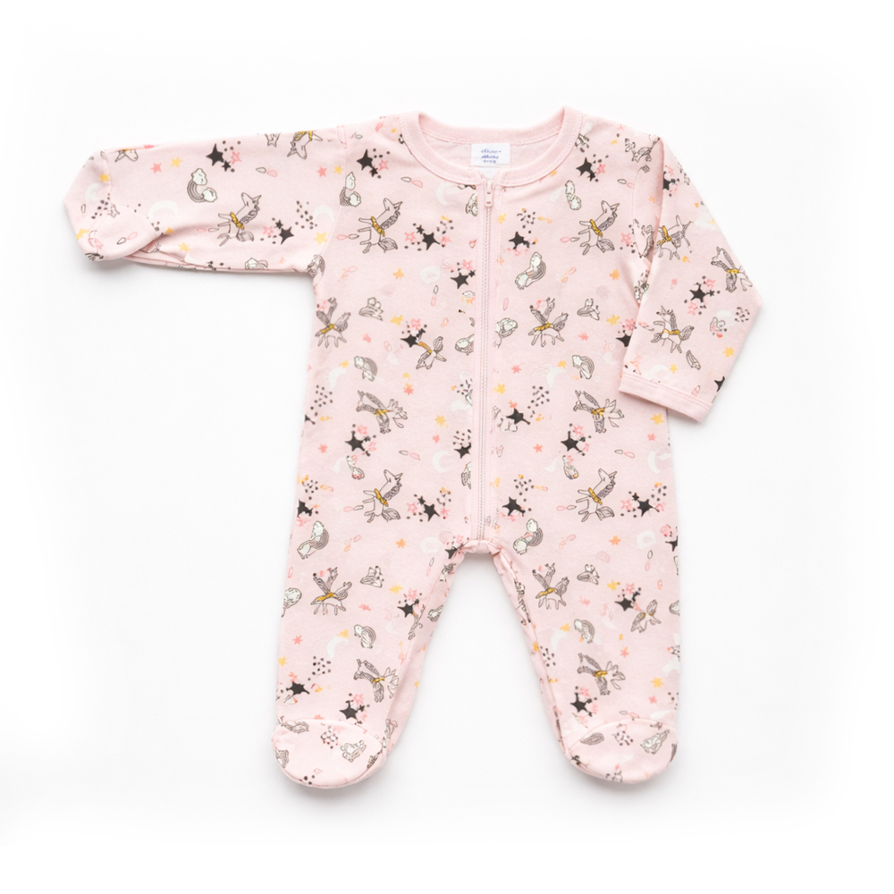 Newborn Baby Girls 5PCS Dress Set – Pure Cotton Soft Outfit (0–3 Months)