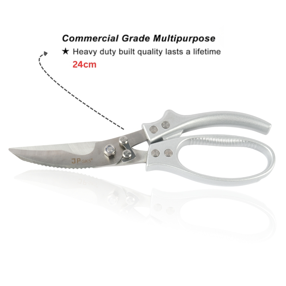 Professional Kitchen Scissors 24CM – Heavy Duty Stainless Steel Multi-Purpose Shears