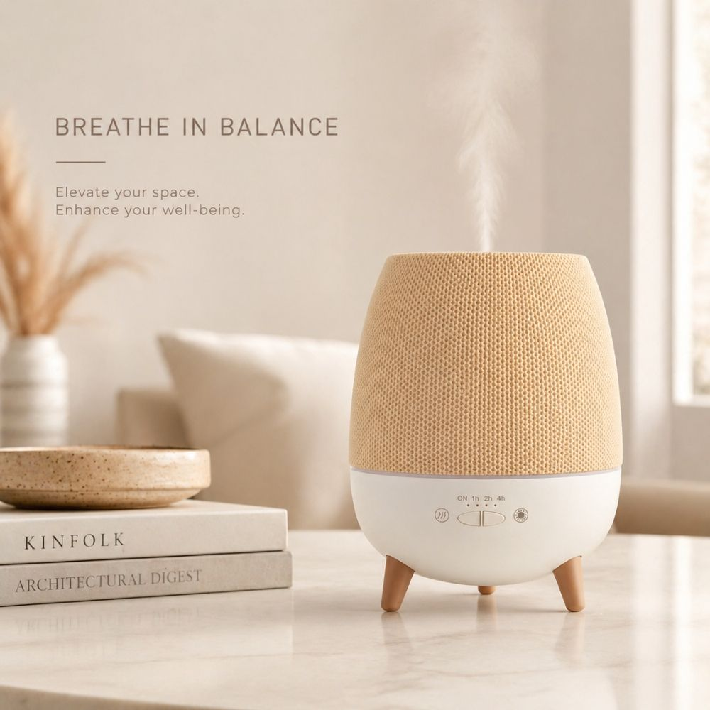 Ultra Quiet Aroma Diffuser With Warm Night Light