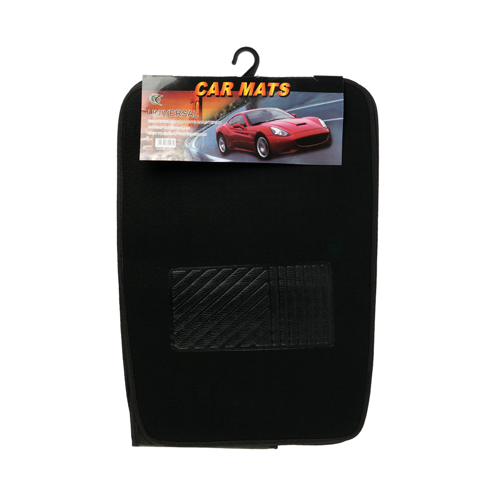 Premium Universal PVC Car Carpet Mats (4-Piece Set)