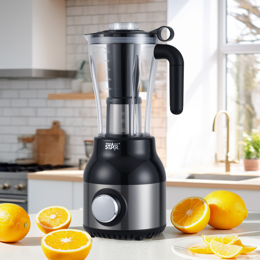 Winning Star ST-5994 3 in 1 Blender Juicer Stainless Steel Jar Food Mixer. VOLTAGE AC 220V-240V ,POWR 500W ,CAPACITY 2L