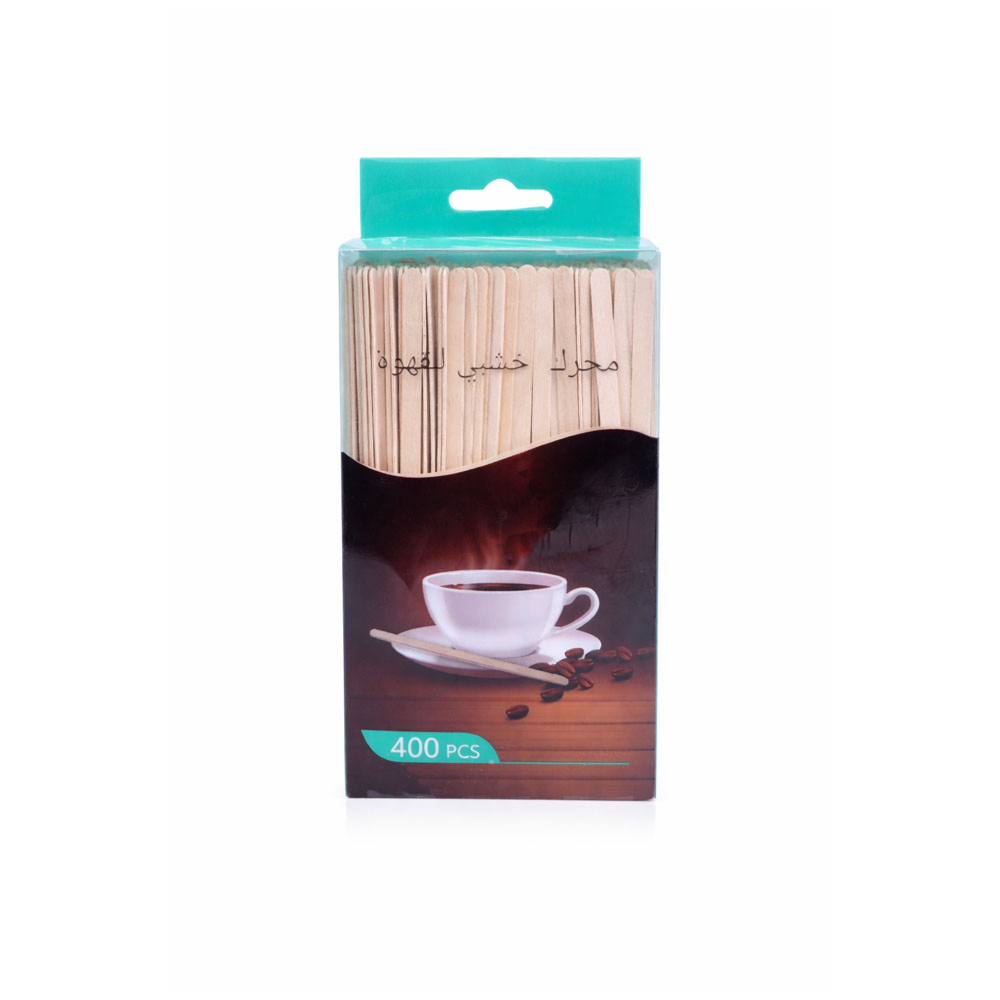 Eco-Friendly Wooden Stirrers (400 Pieces) - Disposable