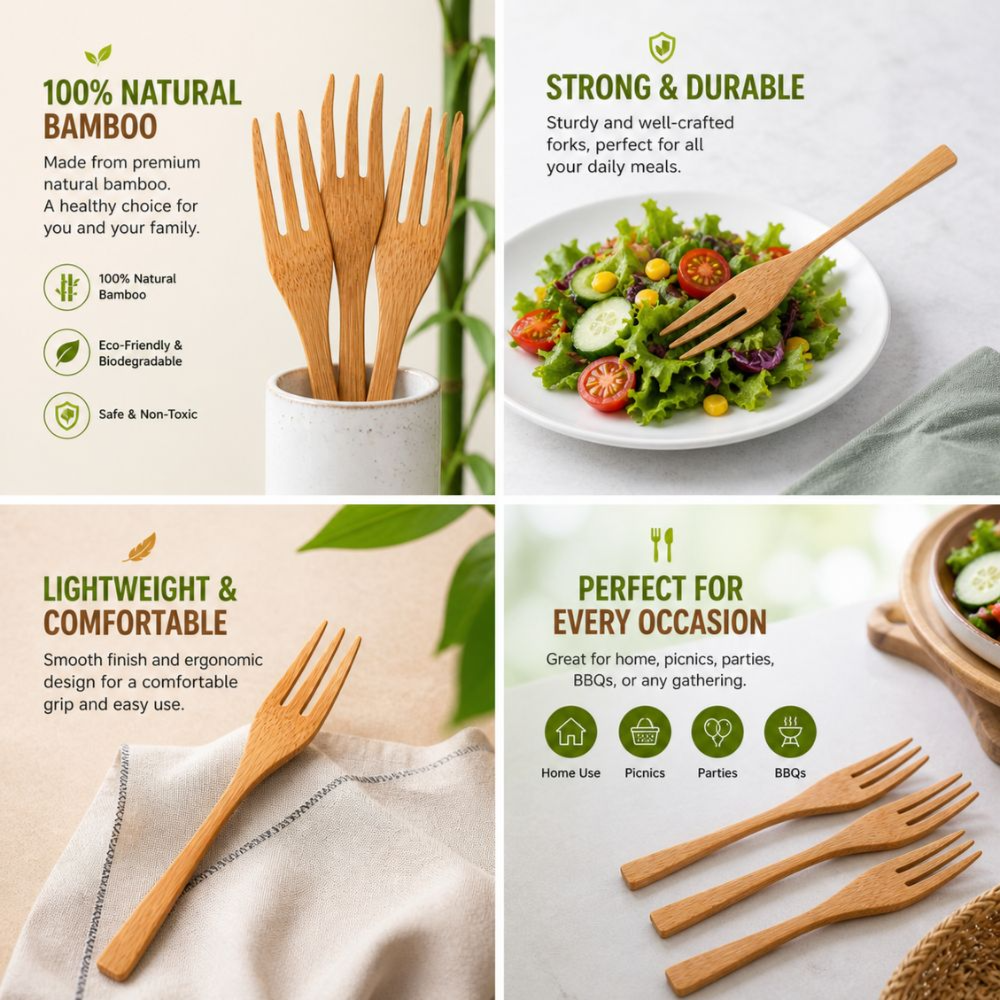 Bamboo Fork set