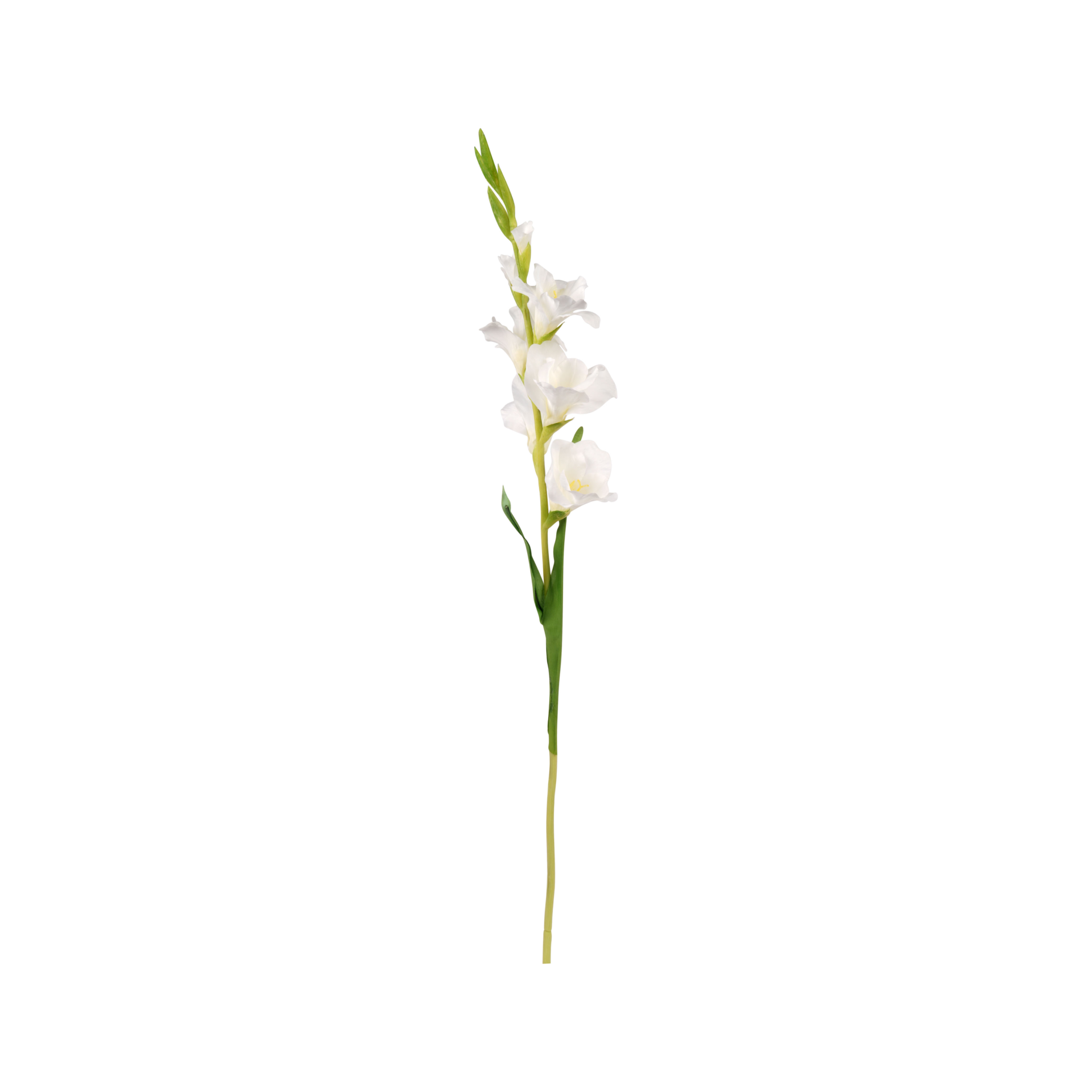 Artificial white gladiolus stem |ARTIFICIAL FLOWERS