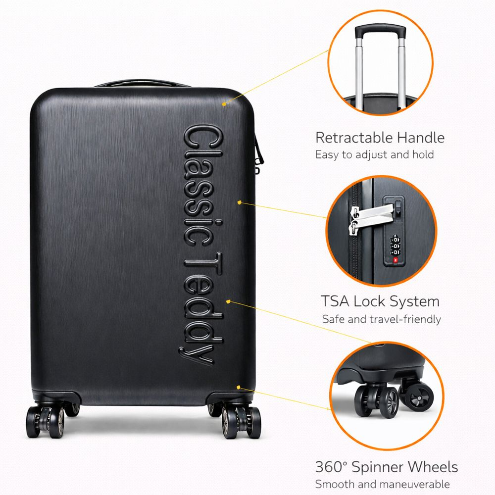 Smart Teddy 20" Hardshell Trolley
