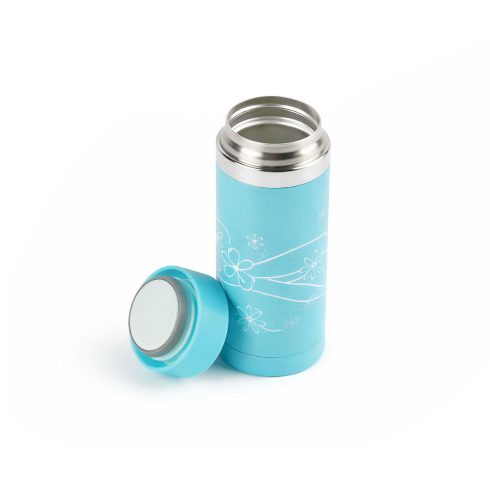 Portable Vacuum Insulated Water Bottle – Leakproof Travel Thermos Flask for Hot & Cold Drinks (15cm x 6cm)