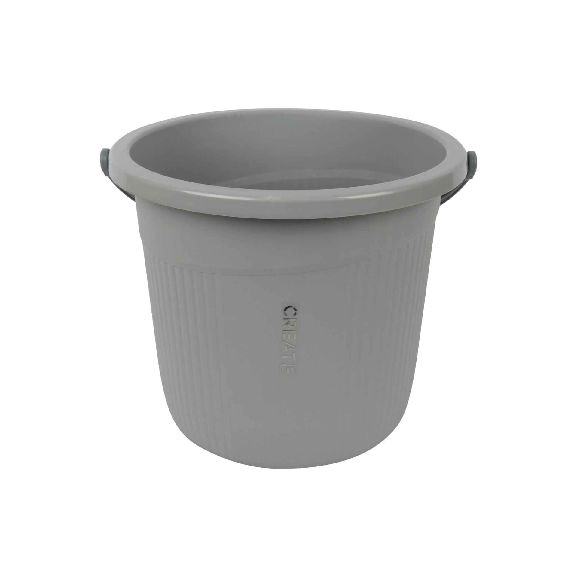 Plastic Bucket with Handle  Plastic Storage & Bathing Bucket