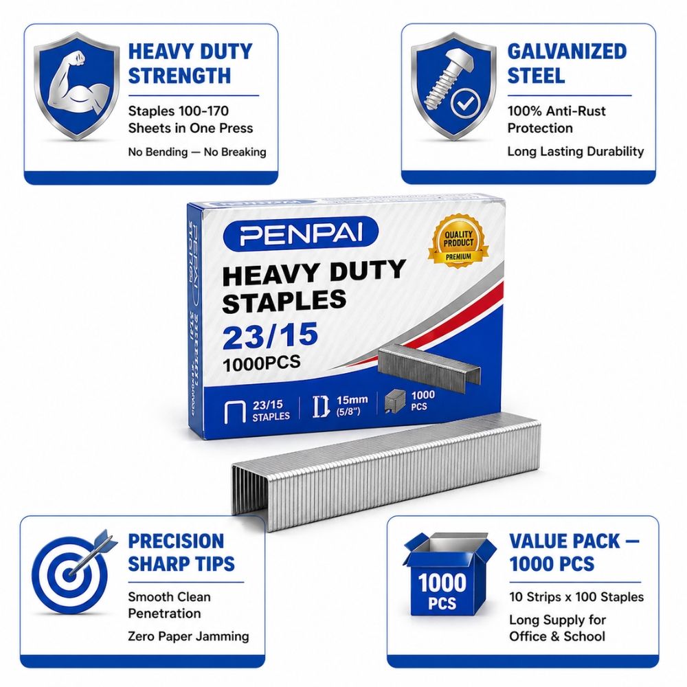 Professional Office Grade 23 / 15 Precision Metal Staples