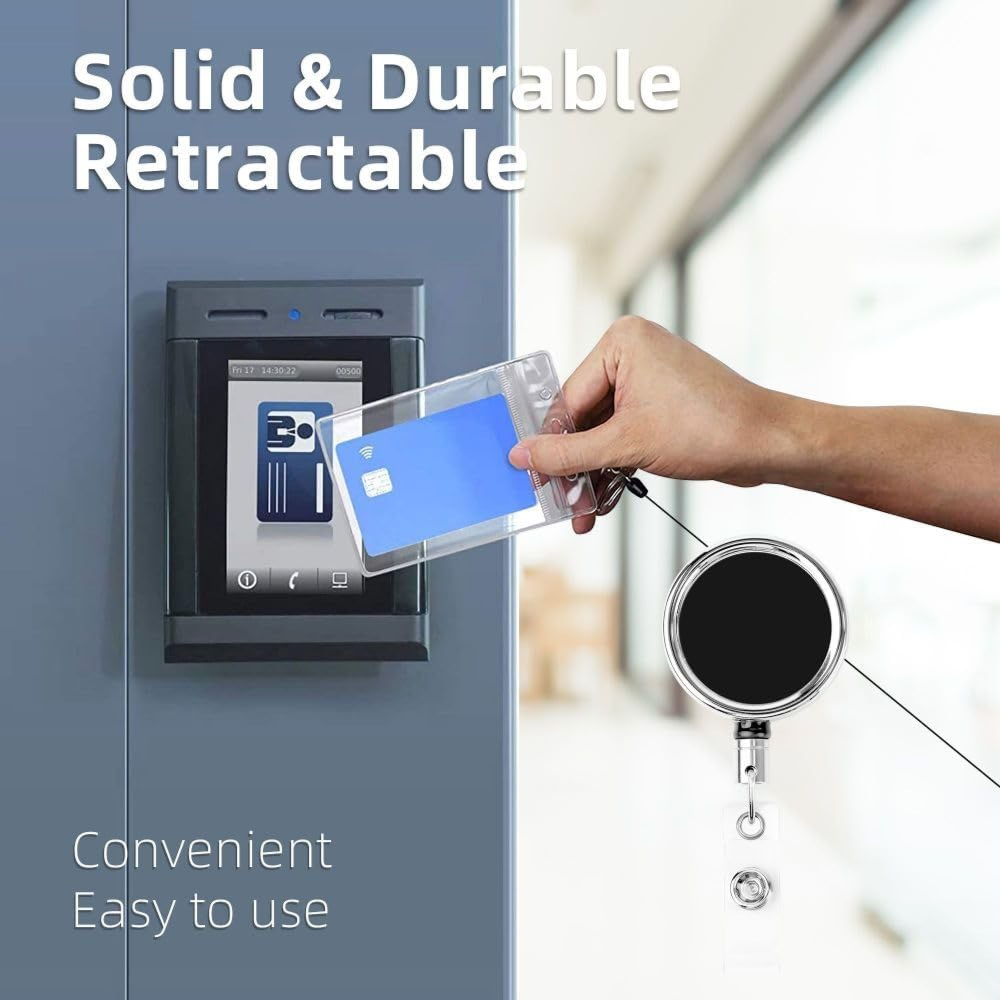 Heavy Duty Retractable Keychain & ID Badge Holder