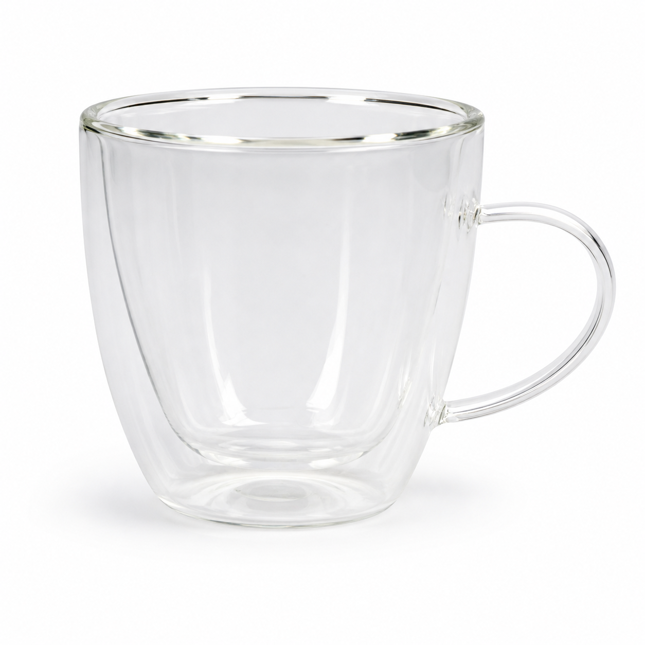 Premium Insulated Double Walled Borosilicate Glass Coffee And Tea Mug