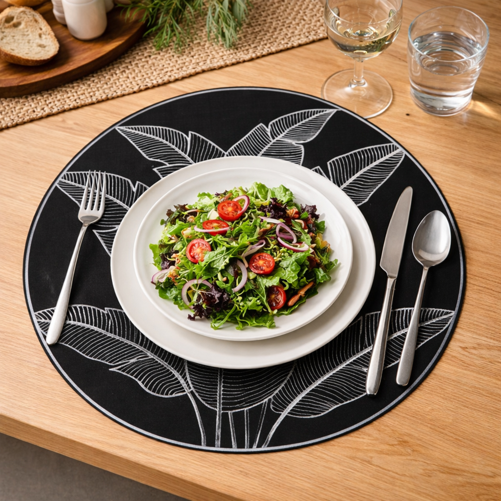 Classic design Placemats(table mat) - Vinyl, Heat-Resistant & Washable