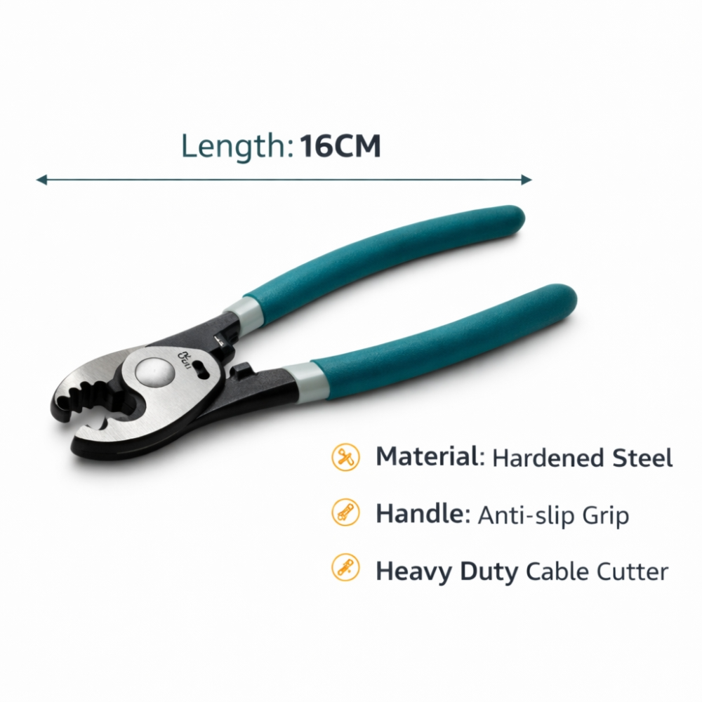 JCTop Professional 16CM Heavy Duty Cable & Wire Cutter