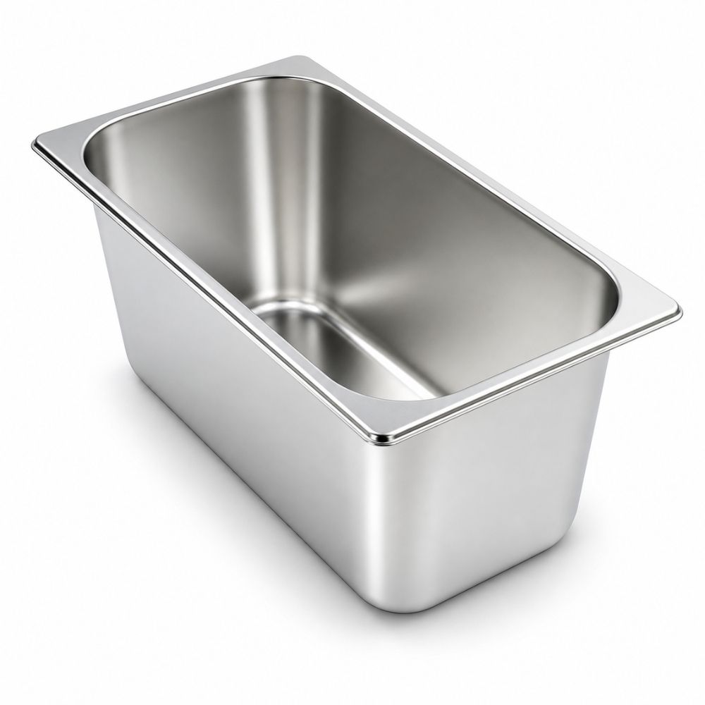 Commercial Grade Stainless Steel Deep Food Storage Buffet Pan For Kitchen